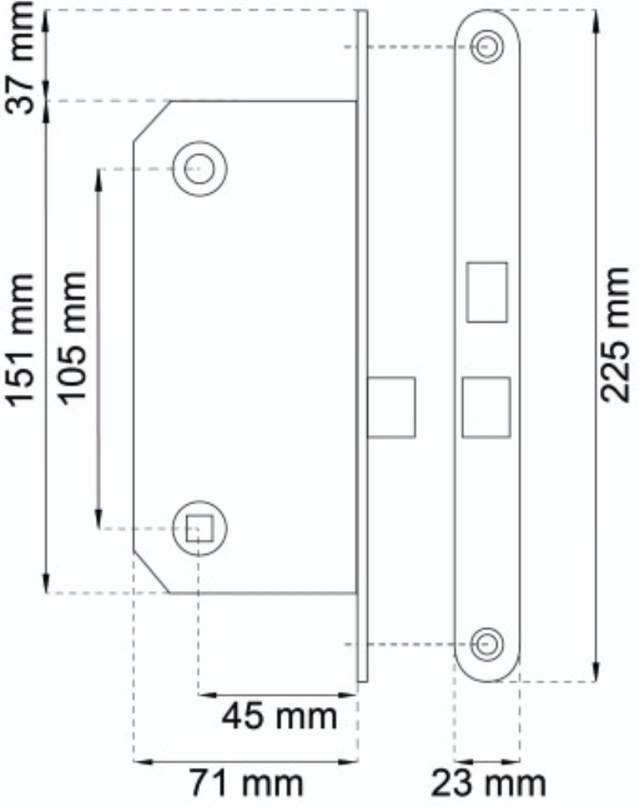 SCHLIESSERKASTEN 6565 GALV/RF 