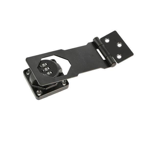 Angriff mit Codeschloss – Schwarz – 110 x 46 mm