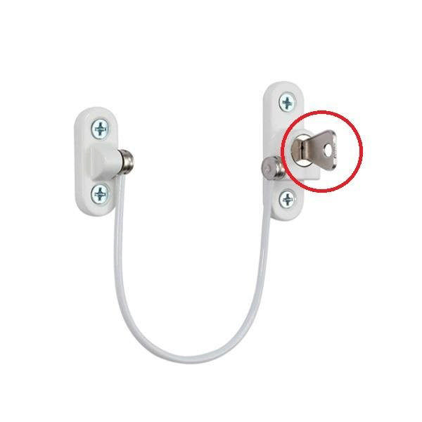 Zusätzlicher Schlüssel F für Fensterschlossdraht