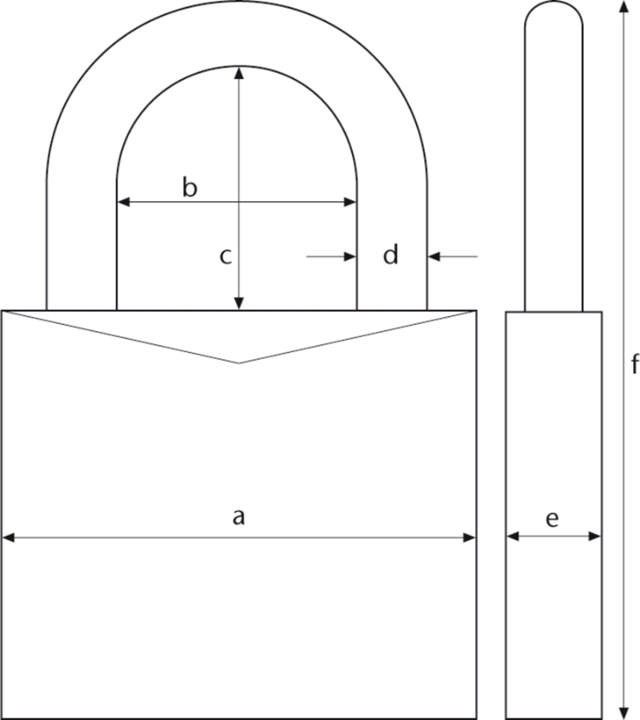 Abus Vorhängeschloss 54TI/35