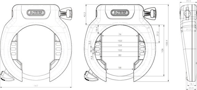 Ringschloss 4750SL PRO AMPARO (VF) 4750SL NR BK PRO AMPARO