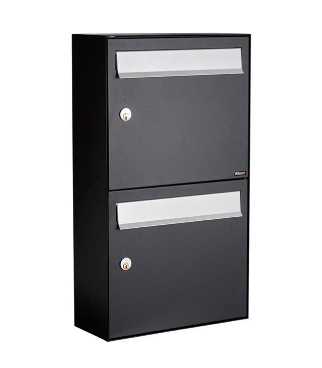 Allux HC4 - ohne Schloss 2 Module m. graue Klappe