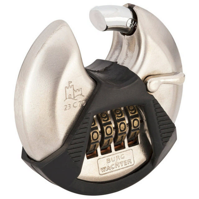 BURG Vorhängeschloss mit Code-Kombischloss 23 C 70 SB