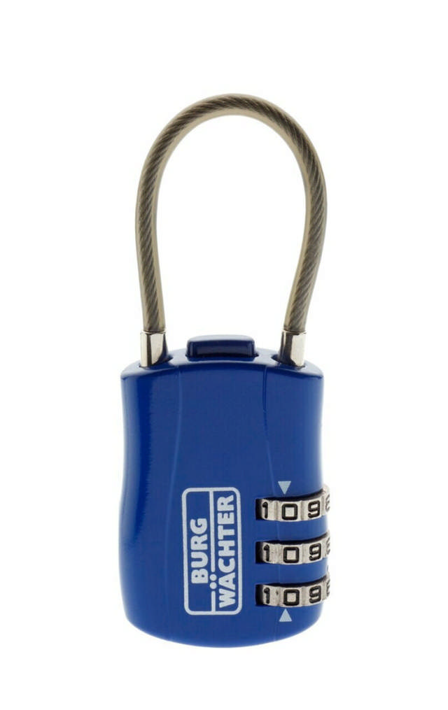 Burg Vorhängeschloss mit Code Combi 73 30 SB