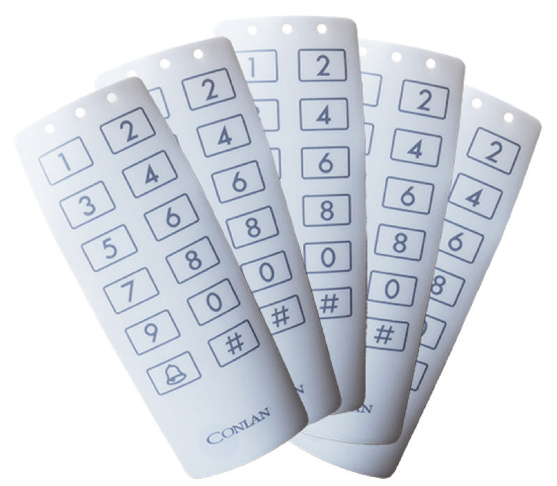 Conlan Frontplatte, Weiß, für CT 1000, CT 2000, 5 Stk./Pkg