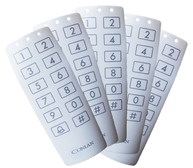 Conlan Frontplatte, Weiß, für CT 1000, CT 2000, 5 Stk./Pkg