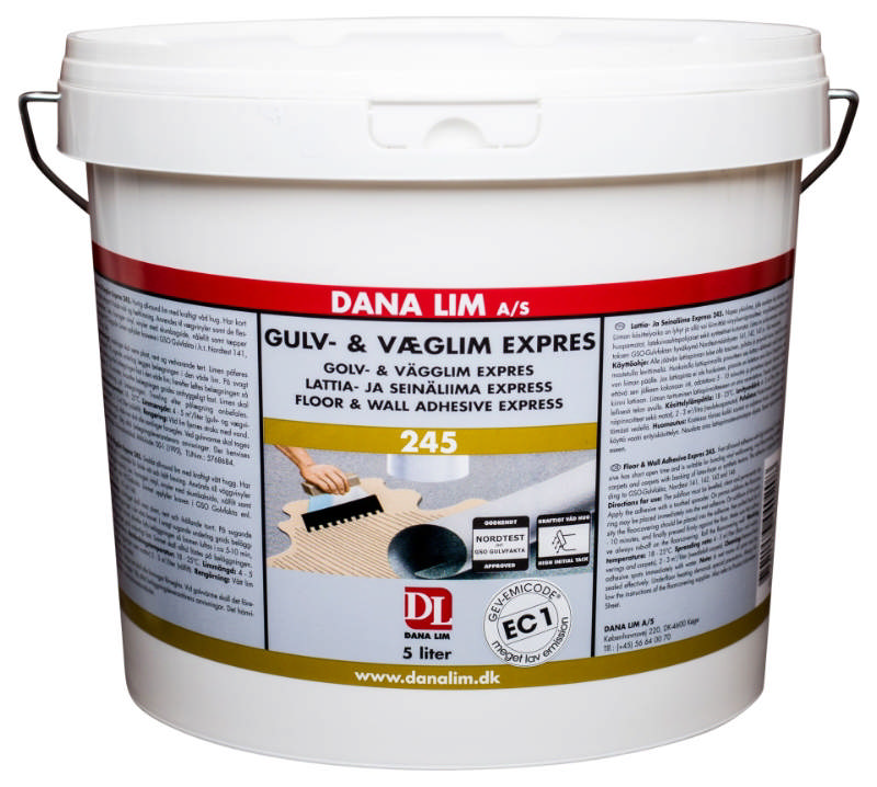 Dana Boden-Wandkleber Express 245 5,0 l