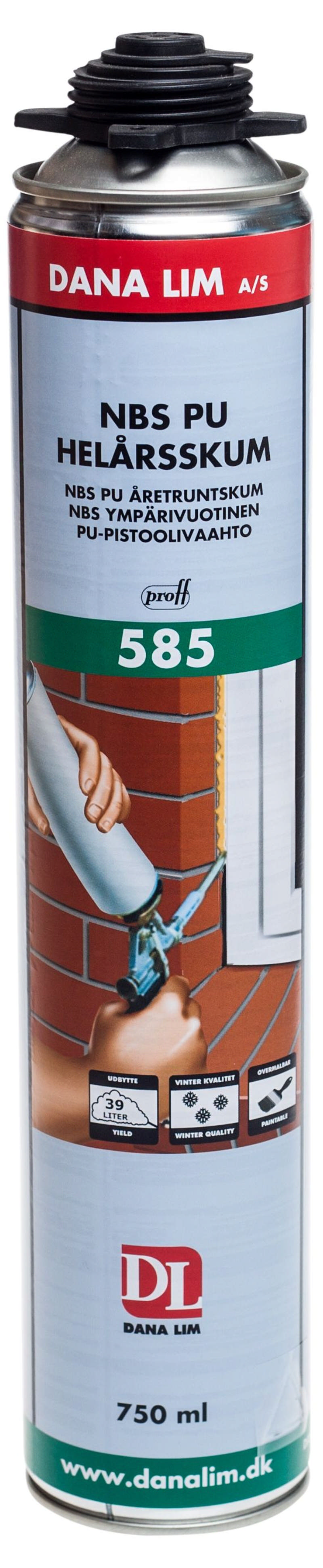 Dana NBS PU Ganzjahresschaum Prof 585 750 ml