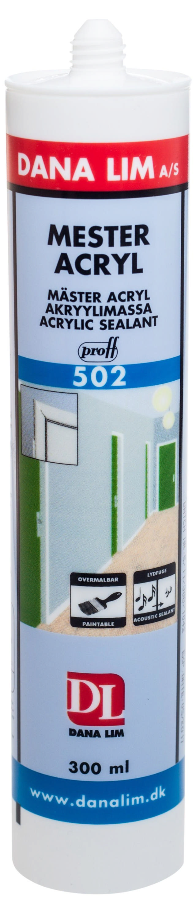 Dana Acryl-Dichtstoff 502 Weiß 300 ml