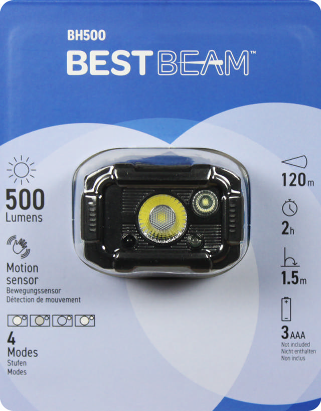 Beste Beam BH500 Stirnlampe