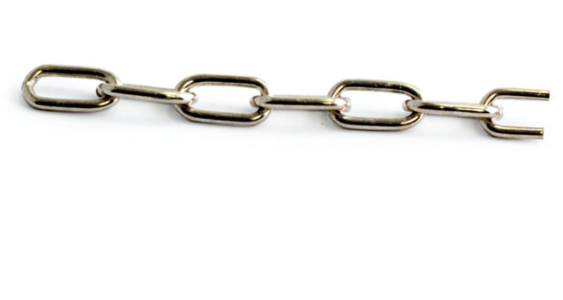 Kette aus Nickel, 2 Meter 