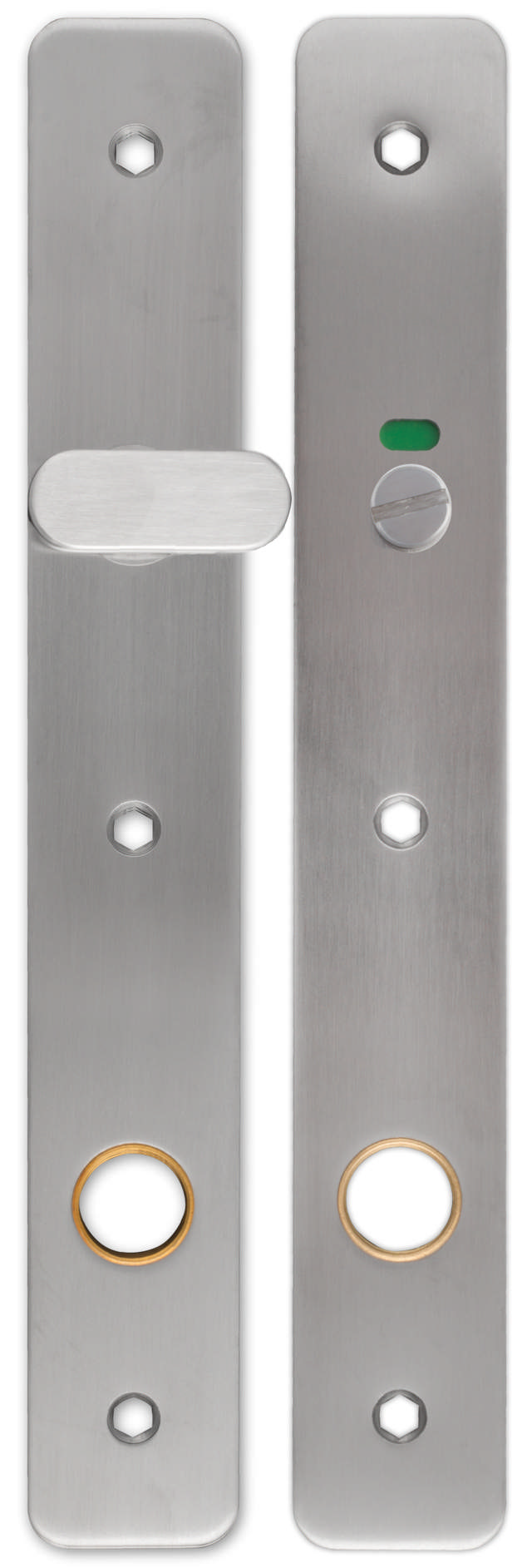 Langes Schild mit schmalem Profil für behindertes Toilettenpersonal Assa C/C105