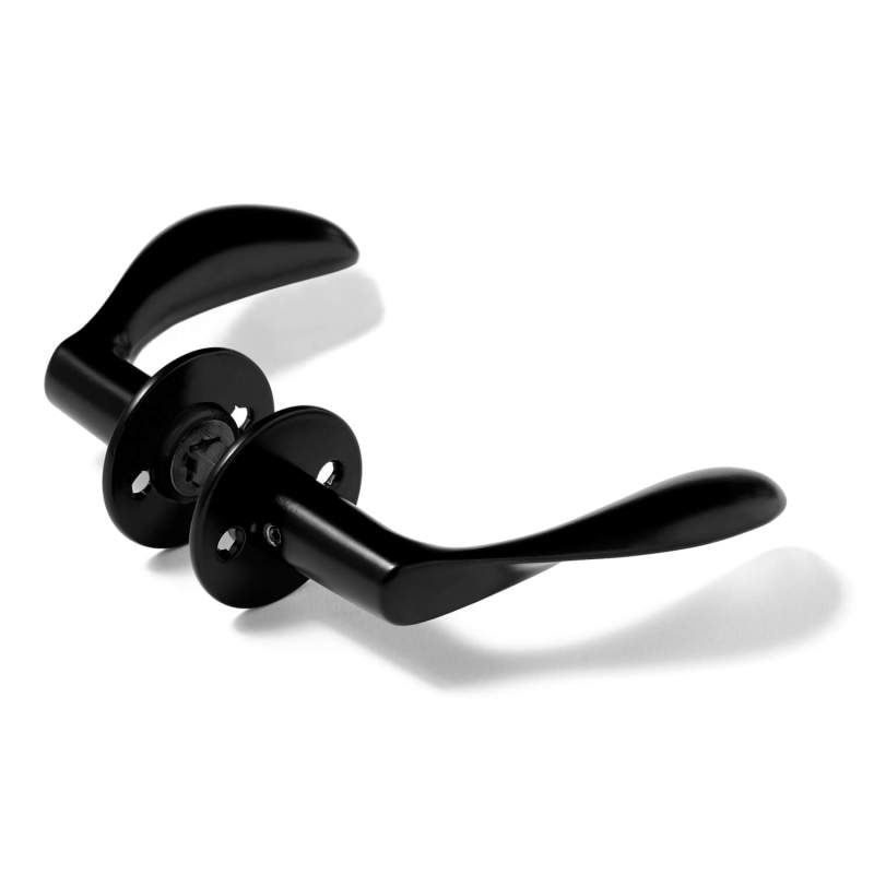 Arne Jacobsen Türgriff 97 mm mit Rosetten