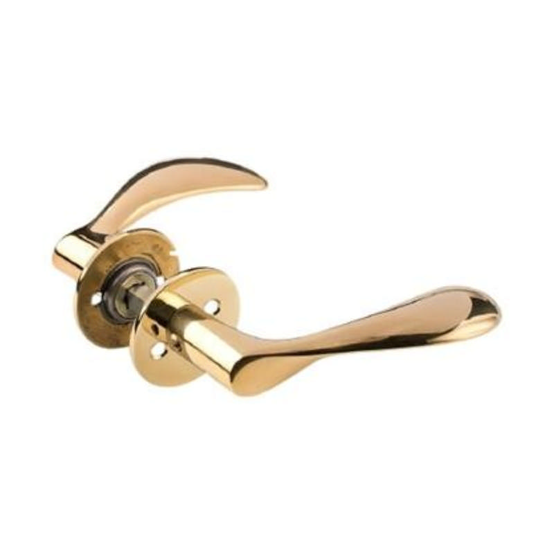 Arne Jacobsen Türgriff 111 mm mit Rosetten CC30, Sl. Mes.