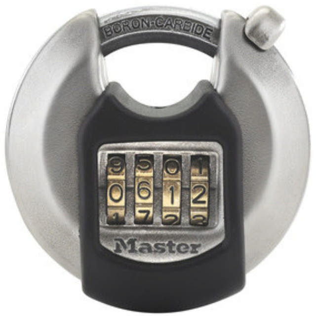 Masterlock Vorhängeschloss, Diskus, mit Code, M40EURDNM
