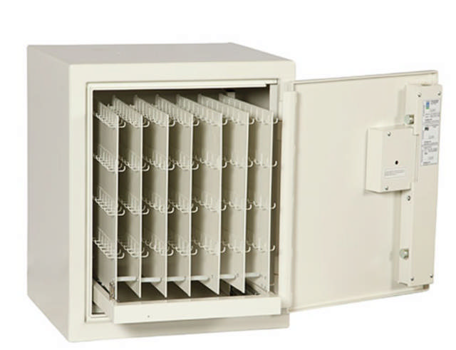 Profsafe Schlüsselschrank S680, 504 Haken, geprüft, mit elektrischem Codeschloss