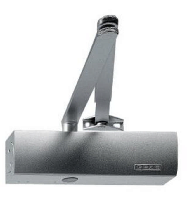 GEZE Montageplatte TS 2000 V silber