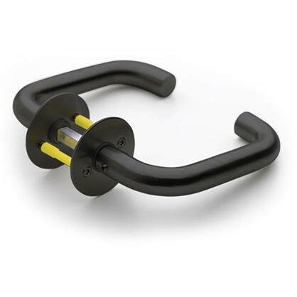 Randi Line 18 Türgriff U massive Rosette CC30, schwarz PVD