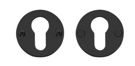 Randi Line 18 Zylinderring DIN massiv CC38, schwarz PVD