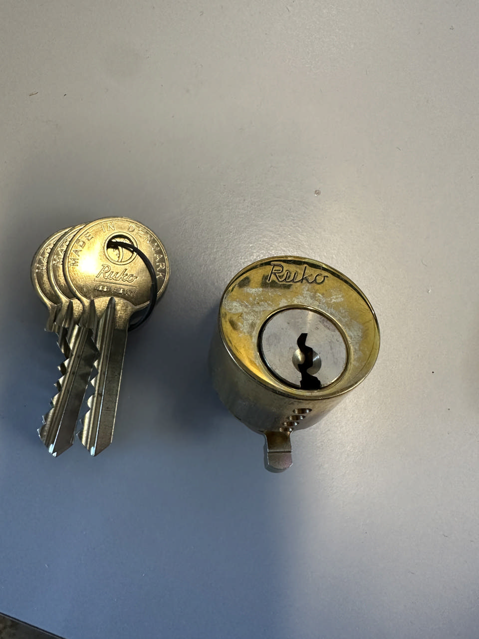 Ruko-Zylinder 5250 Messing