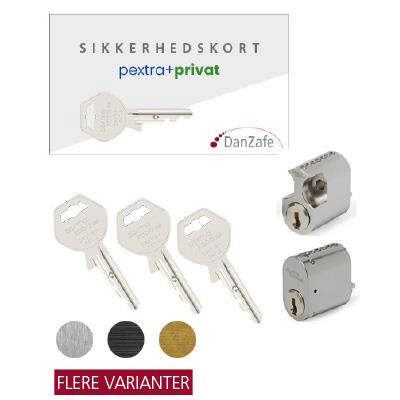 pextra+ privates Set, 1x40603-S ROK, 3xSchlüssel, SCHWARZ