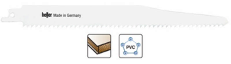 Heller Bajonett-Sägeblatt 205 mm Holz/Kunststoff, VE. a 5 Stk. S1110DF