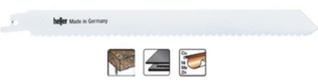Heller Bajonettsägeblatt 205mm Abbruch/Universal, Pck. a 5 Stk.