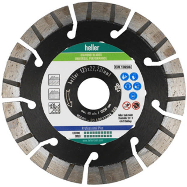 Heller Diamanttrennscheibe universelle Leistung