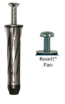 EXP Rosette grau PH PZ2 5x40/10mm PK 25