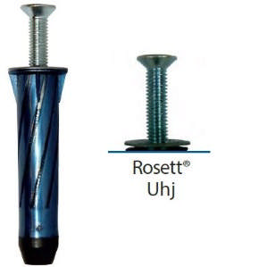 EXP-Rosette blau UHJ TX25 80 mm PK 25