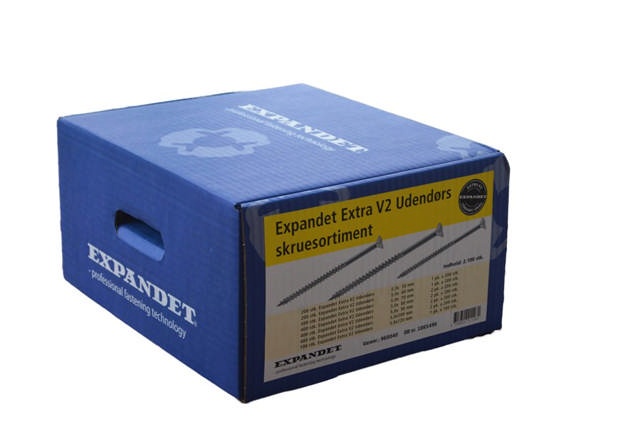 EXP extra V2 Outdoor-Schraubensortiment PK 2100