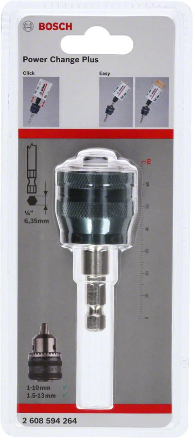 Bosch Lochsägenadapter PCP mit Bohrer HEX 11 mm