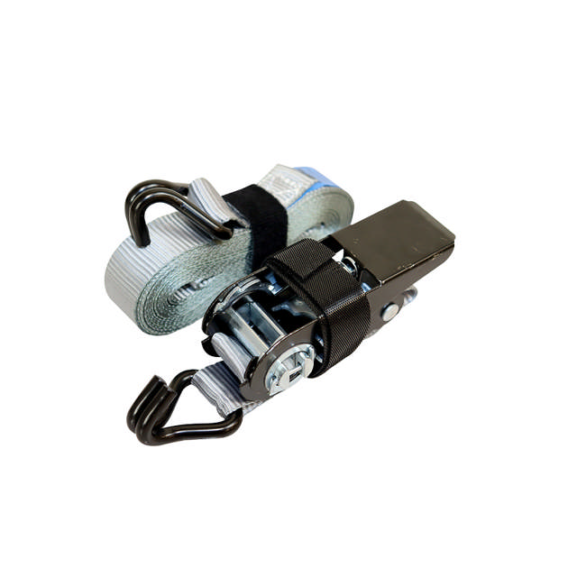 CARGOFIX Zurrgurt 25 mm x 6,0 mtr. grau 500 kg mit Haken