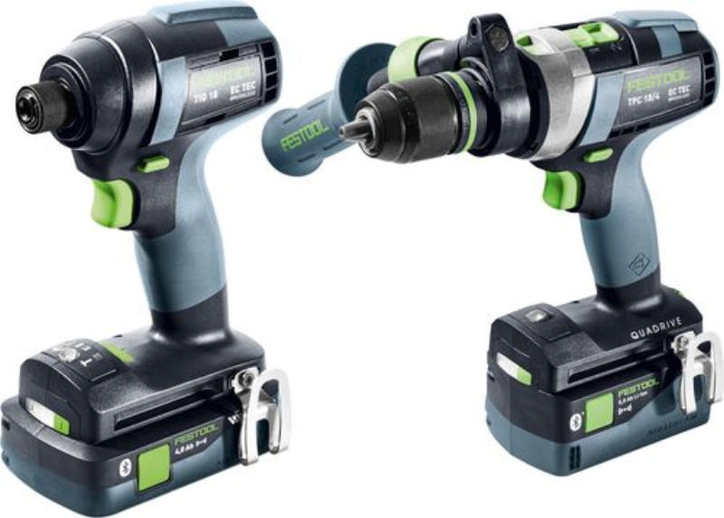 Festool Schrauben- und Bohrerset TID 18 5.0/4.0-Set TPC 18/4