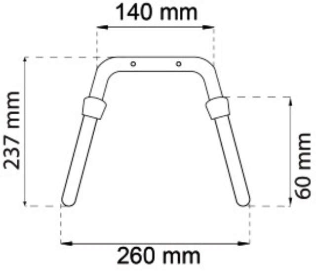 Schlauchhalter 237 mm ELGALV