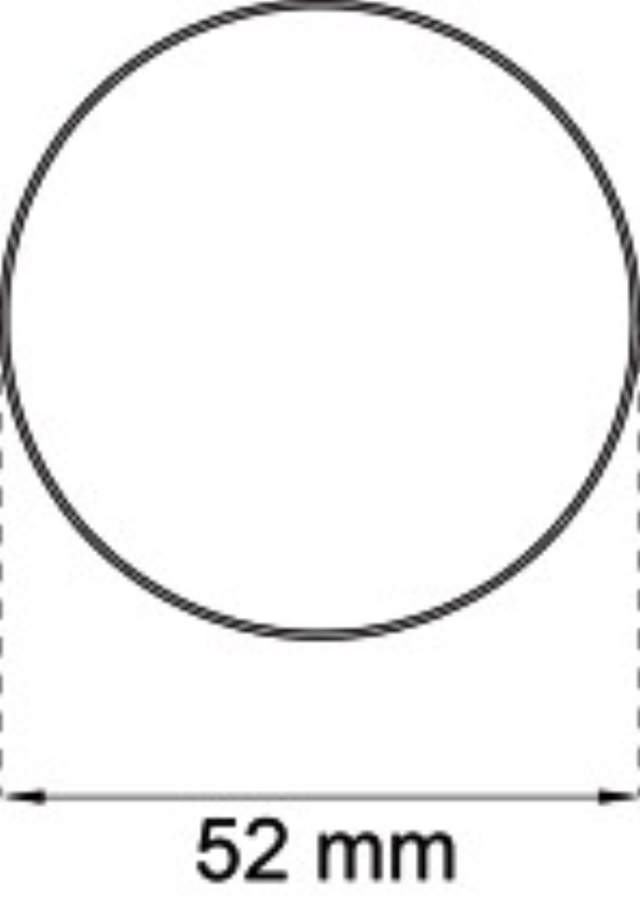 Blind Sign 4mm verdeckte Montage RF 