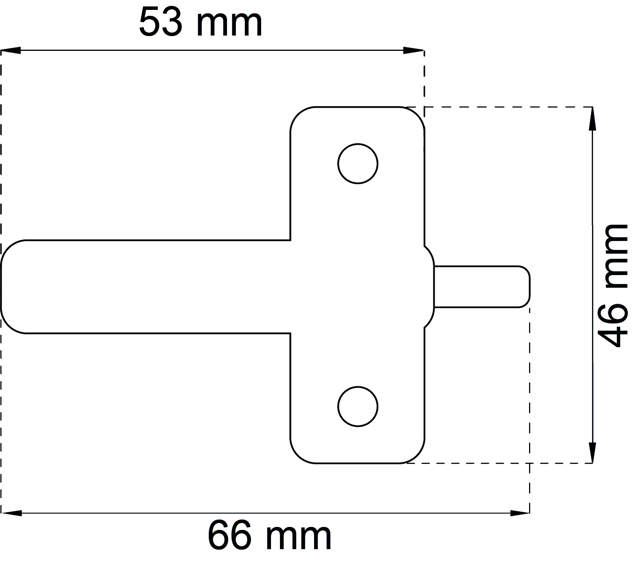 Türweichmacher 4-teilig mit Schrauben 