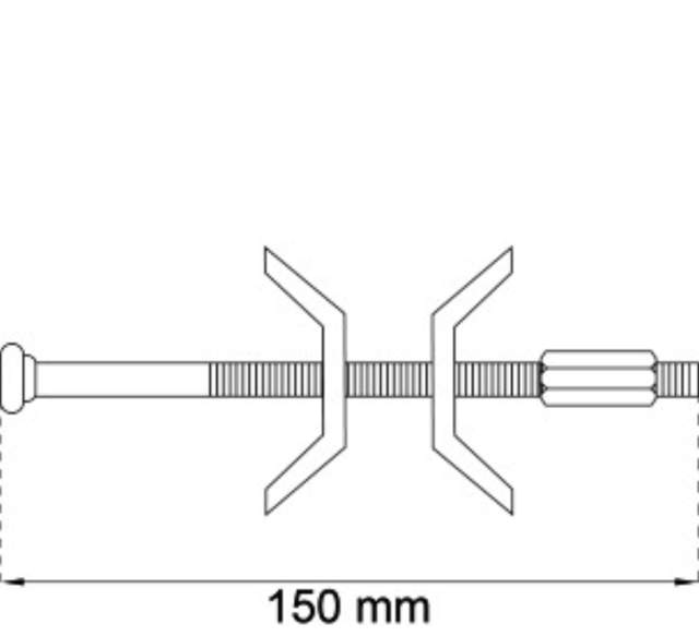 Vorhängeschlossflächen 100 mm