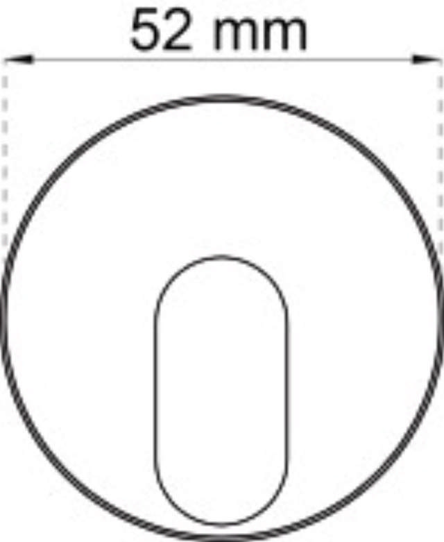 Zylinderdrehung verdeckte Montage RF