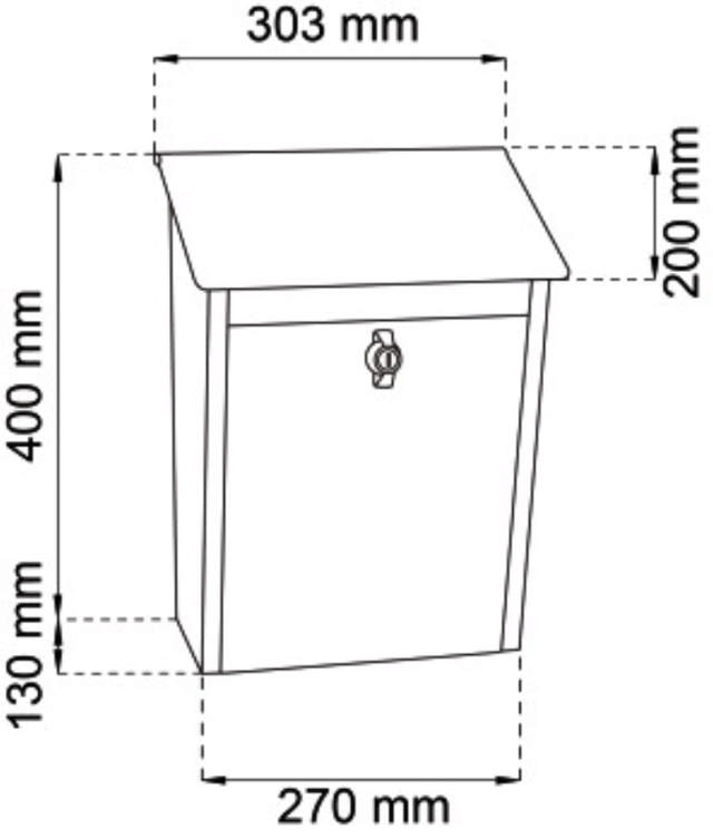 Briefkasten 9441 Grün