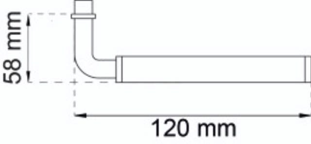 Türgriff 384 Weiß/Chrom 