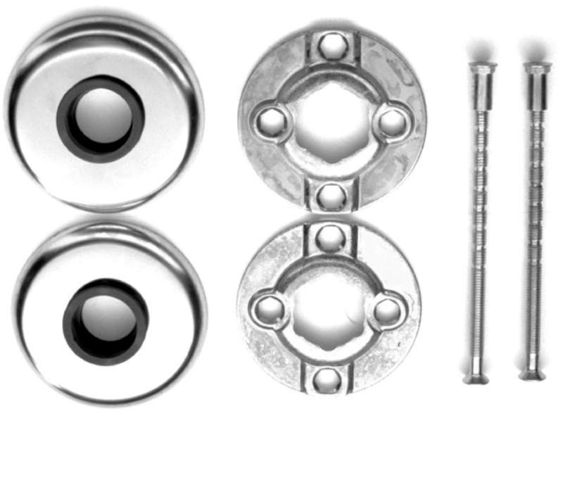 Türgriff Rose, gepresster Edelstahl 