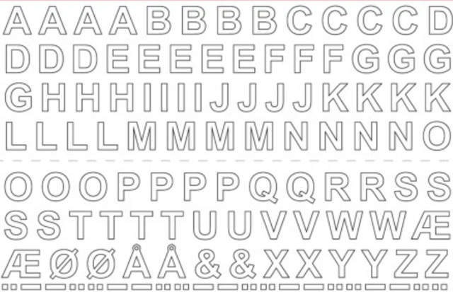 Briefbogen-Vinyl A-Ø 13MM WEISS 