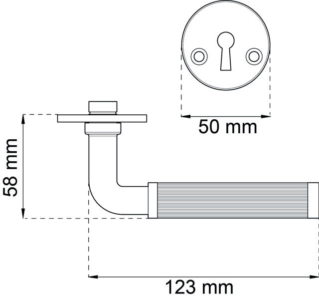 TÜRGRIFF WIMBLEDON INTERIOR MESSING.