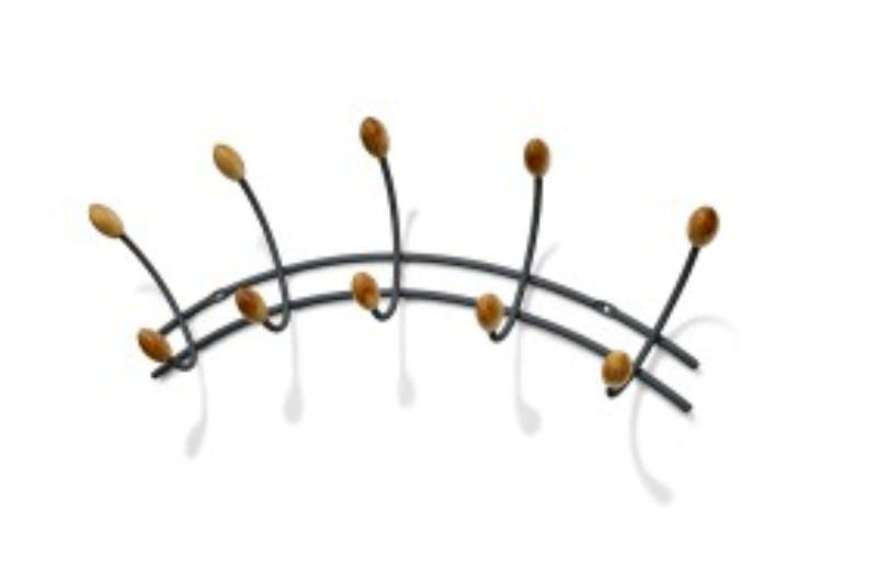 Regenbögengrauer Garderobenständer 