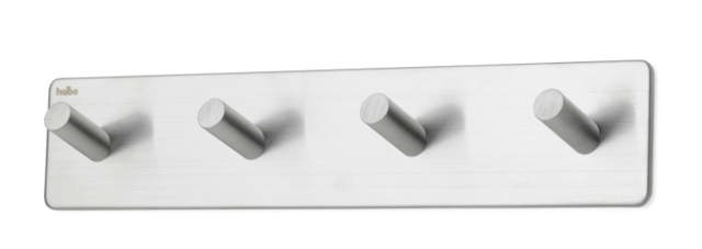 EDGE 4-Haken-Garderobenständer Edelstahl