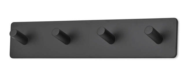 EDGE 4-Haken-Ständer – Schwarzer Haken