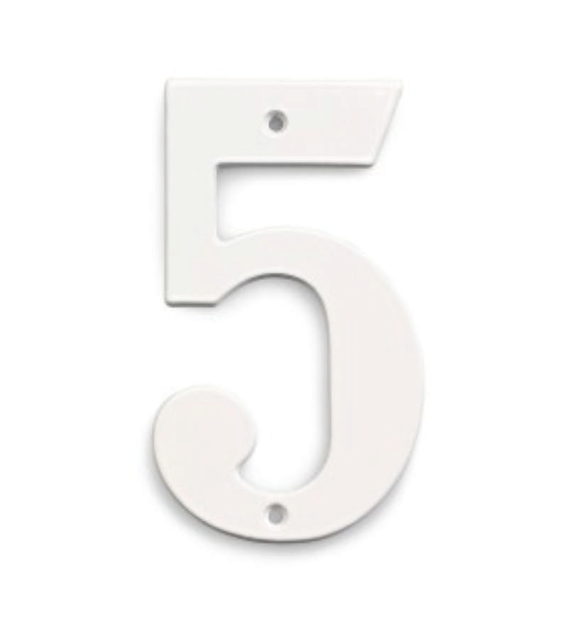 Haus Nr. 5 Weiß 140 mm **Wird nicht mehr angeboten, sobald der Vorrat reicht**