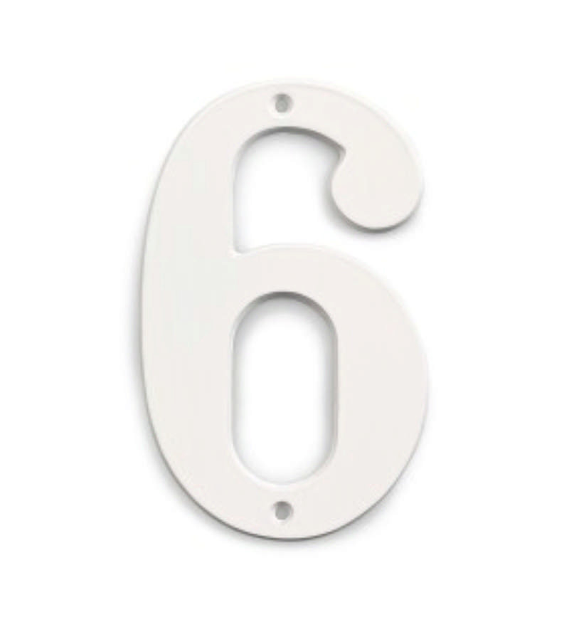 Haus Nr. 6 Weiß 140 mm **Nicht mehr erhältlich, sobald ausverkauft**