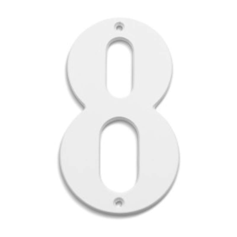 Haus Nr. 8 Weiß 140 mm **Nicht mehr erhältlich, sobald ausverkauft**